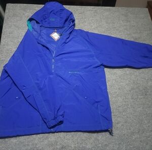 Blue Hooded Jacket